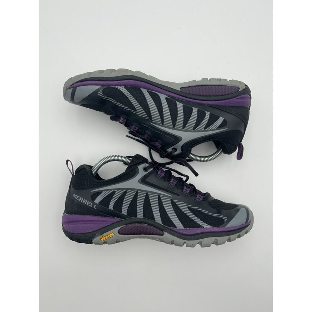 Merrell Siren Edge 3 Black Gray Purple Gray Hiking Shoe Boot Sneaker Women's 10 - Picture 3 of 9